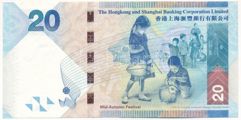 Hongkong 2013. 20$ 'HSBC' T:II Hong Kong 2013. 20 Dollars 'HSBC' C:XF Krause P#212 - Image 2