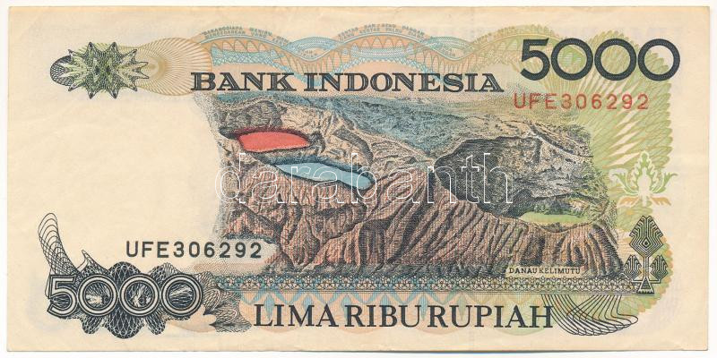 Indonézia 2001. 5000R T:III Indonesia 2001. 5000 Rupiah C:F Krause P#129 - Image 2