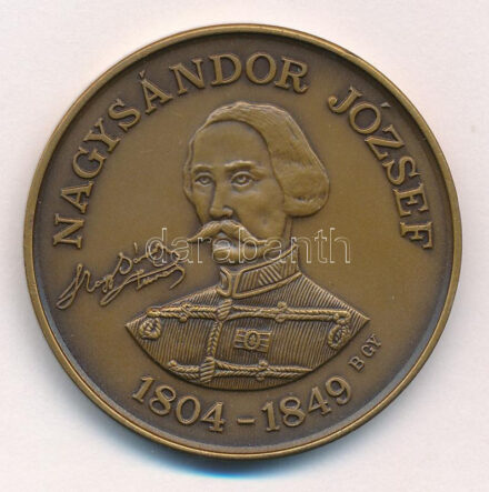 Bognár György (1944-) 1987. 'MÉE Gyöngyösi Csoport - Aradi Vértanúk / Nagysándor József' kétoldalas bronz emlékérem (42,5mm) T:1,1- Adamo GS5