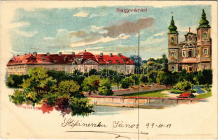 Nagyvárad, Oradea; Kunstanstalt Kosmos 76. litho s: Geiger R.
