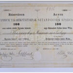 Mátray Kálmán: 100 történelmi értékpapír. Budapest, Kiadó Kft.-'Blanket' GmbH Specimen Ltd., 1990. Műbőr kötésben, képekkel illusztrálva. Újszerű állapotban - Image 2