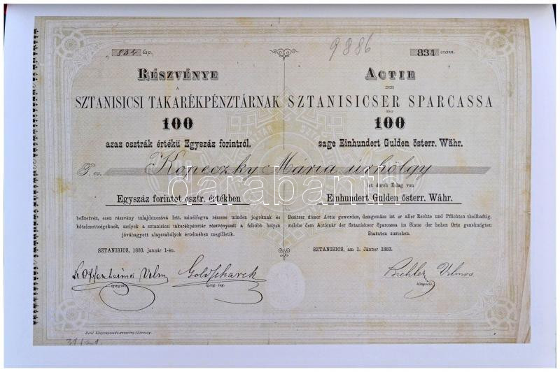 Mátray Kálmán: 100 történelmi értékpapír. Budapest, Kiadó Kft.-'Blanket' GmbH Specimen Ltd., 1990. Műbőr kötésben, képekkel illusztrálva. Újszerű állapotban - Image 2