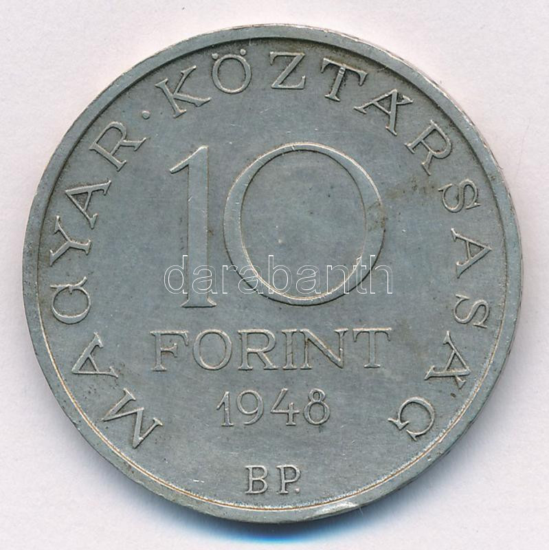 1948. 10Ft Ag 'Széchenyi' T:2,2- patina Adamo EM2 - Image 2