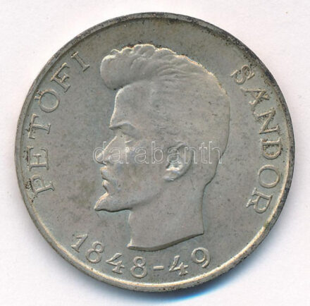 1948. 5Ft Ag 'Petőfi' T:1- patina Adamo EM1