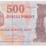 2010. 500Ft 'EA' a tervező, Vagyóczky Károly aláírásával T:I-