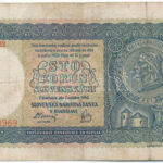 Szlovákia 1940. 100K 'D 12 718969' T:III Slovakia 1940. 100 Korun 'D 12 718969' C:F