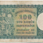 Szlovákia 1940. 100K 'D 12 718969' T:III Slovakia 1940. 100 Korun 'D 12 718969' C:F - Image 2