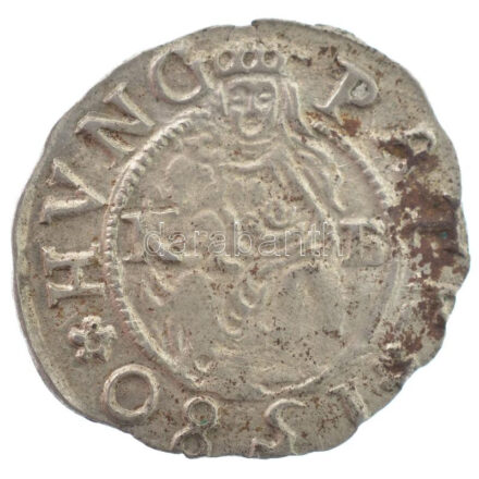 1580K-B Denár Ag 'Rudolf' (0,51g) T:1-,2 patina Hungary 1580K-B Denar Ag 'Rudolf' (0,51g) C:AU,XF patina Huszár: 1059.,Unger II.: 811.a