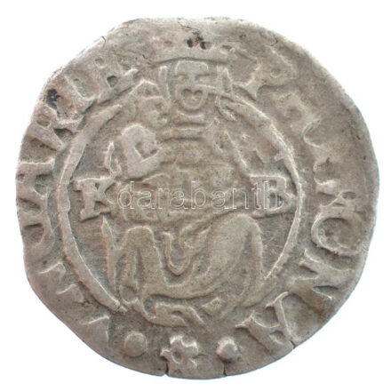 1579K-B Denár Ag 'Rudolf' (0,58g) T:2,2- patina Hungary 1579K-B Denar Ag 'Rudolf' (0,58g) C:XF,VF patina Huszár: 1058.,Unger II.: 810.a