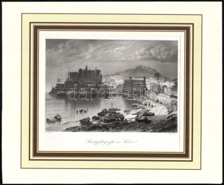 Alexius Geyer (1816-1883) festménye után, William French (1815-1898) metszése: Szicíliai börtön. Acélmetszet, papír, jelzett a metszeten. Paszpartuban. Kissé foltos lapszéllel. 15x21 cm.
