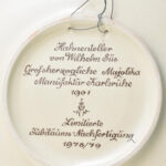1978 Grofsherzogliche Majolika Manufaktúra, Kakasos kerámia tál, jelzett, hibátlan, d: 37 cm - Image 3