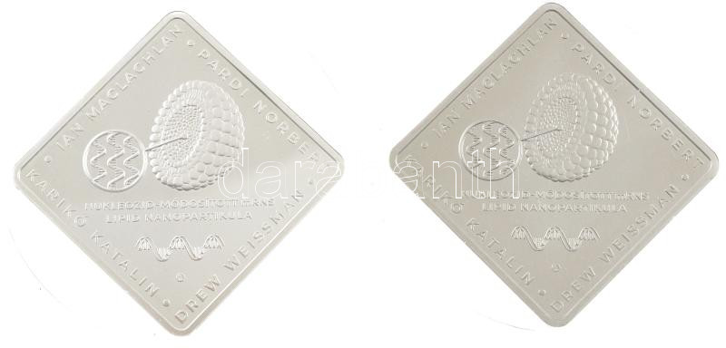 2022. 3000Ft Cu-Ni 'Az mRNS alapú vakcinák alapjául szolgáló magyar találmány tiszteletére' + 15.000Ft Ag 'Az mRNS alapú vakcinák alapjául szolgáló magyar találmány tiszteletére' mindkettő kapszulában T:BU,PP - Image 2