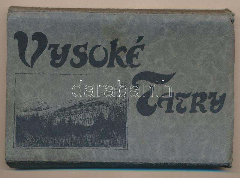 Tátra, Magas-Tátra, Vysoké Tatry; leporello képeslapfüzet 25 képeslappal / leporello postcard booklet with 25 postcards - Image 4