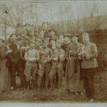 1918 Zenta, Senta; osztrák-magyar katonák csoportja és pap / K.u.k. military group, soldiers, priest. photo (EB)