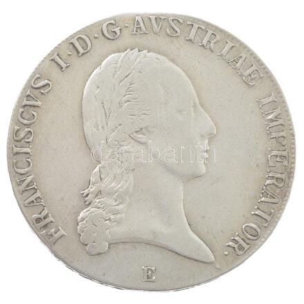 1823E Tallér Ag 'I. Ferenc' Gyulafehérvár (27,82g) T:2,2- kis ph Hungary 1823E Thaler Ag 'Franz I' Alba Iulia (27,82g) C:XF,VF small edge error Huszár: 1945., Unger III.: 1364.b