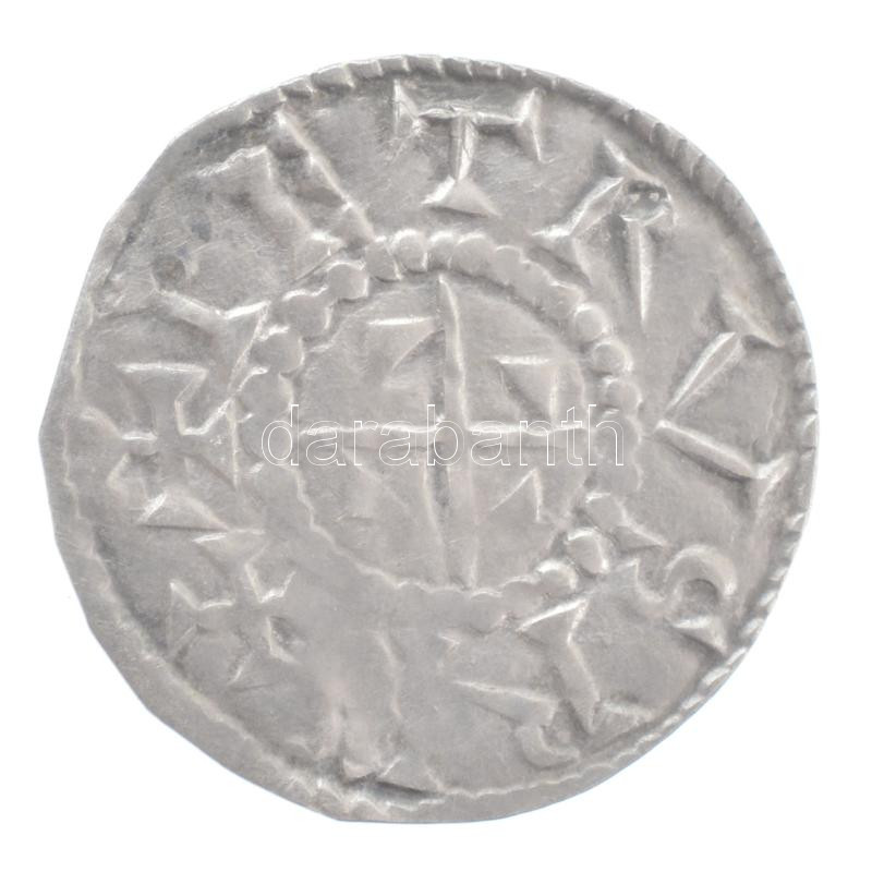 1038-1041, 1044-1046. Denár Ag 'Péter' (0,54g) T:1- Hungary 1038-1041, 1044-1046. Denar Ag 'Peter' (0,54g) C:AU Huszár: 6., Unger I.: 2.