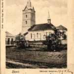 1908 Zboró, Zborov; Rákóczi templom. Salgó Mór kiadása / church (EK)