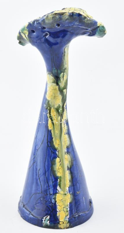 Jójárt Erzsébet (1940-): Váza, jelzett, hibátlan, m: 34 cm