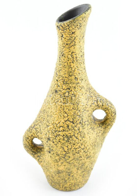 Jelzés nélkül: Retró váza, hibátlan, m: 32,5 cm
