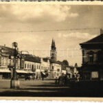 1942 Zombor, Sombor; Fő utca, üzletek / main street, shops. photo
