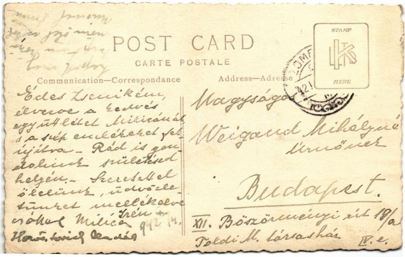 1942 Zombor, Sombor; Fő utca, üzletek / main street, shops. photo - Image 2