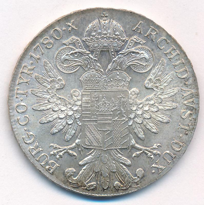 Ausztria 1780SF Tallér Ag 'Mária Terézia' utánveret T:1-,2 Austria 1780SF Thaler Ag 'Maria Theresia' restrike C:AU,XF Krause KM#T1 - Image 2