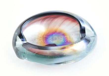 Murano hamutál, jelzés nélkül, hibátlan, d: 11,5 cm