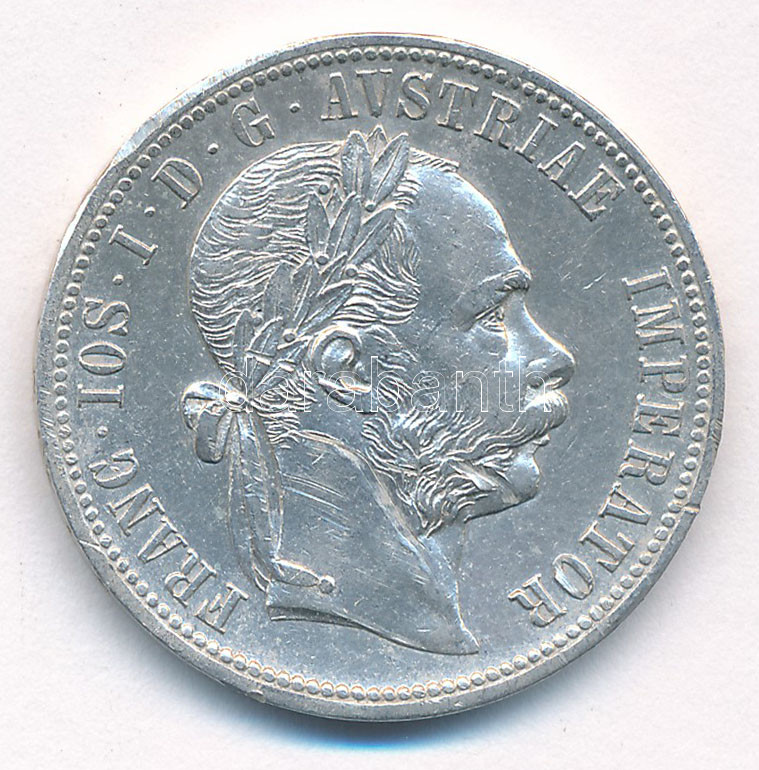 Ausztria 1881. 1Fl Ag 'Ferenc József' T:2,2- Austria 1881. 1 Florin Ag 'Franz Joseph' C:XF,VF Krause KM#2222