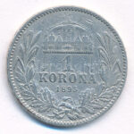 1895KB 1K Ag 'Ferenc József' T:3 Adamo K5 - Image 2