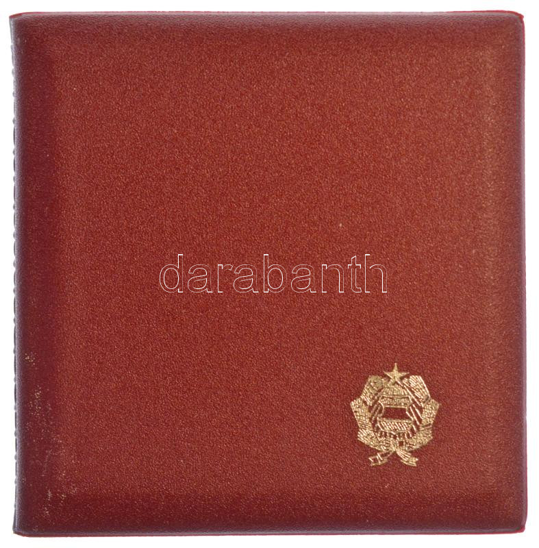 1984. 500Ft Ag 'Sarajevoi Téli Olimpia' eredeti tokban, tanúsítvánnyal T:BU patina Adamo EM76 - Image 3