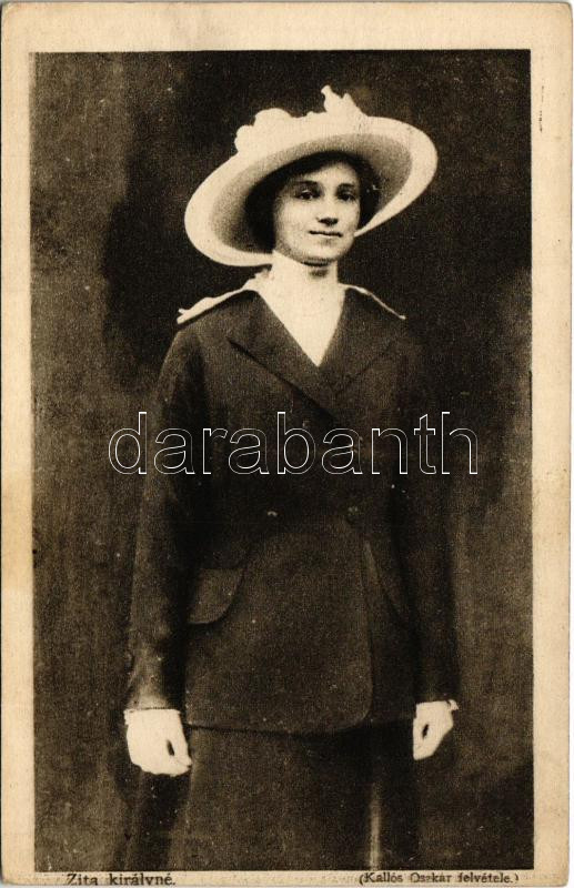 1916 Zita királyné + So. Stpl