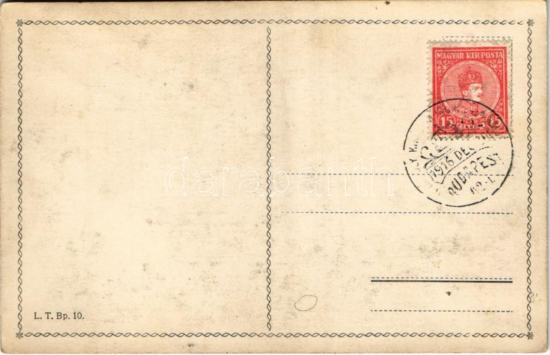1916 Zita királyné + So. Stpl - Image 2