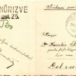 1940 Szamosújvár, Gherla; Sétatéri részlet, híd / bridge + 'TÁBORI POSTAHIVATAL 27' - Image 2