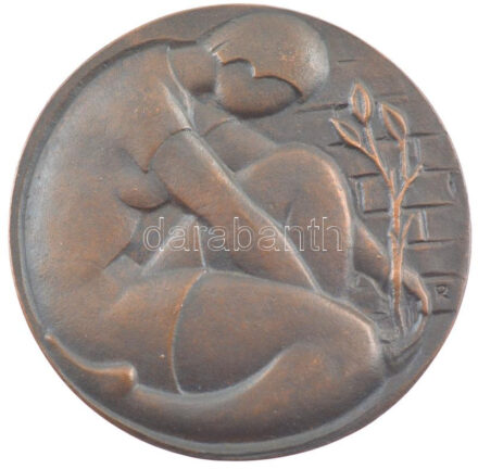 Renner Kálmán (1927-1994) DN 'Társadalmi munkáért' kétoldalas bronz emlékérem (88mm) T:1-