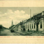 1915 Kúla, Kula; Szent István utca, Hungária szálloda. W.L. Bp. 2336. / street view, hotel (EK)