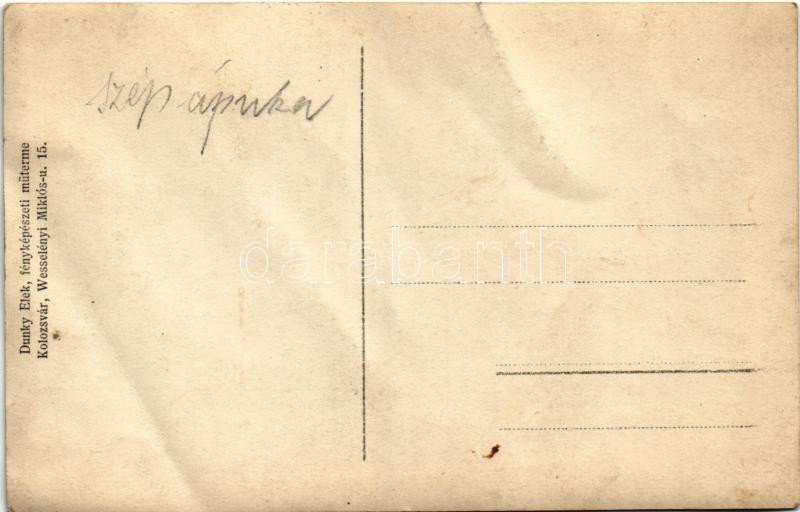 Kolozsvár, Cluj; Hauser A. Ping-Pang fényképészeti trükkje. Dunky Elek fényképészeti műterme / Hungarian photo trick (fa) - Image 2