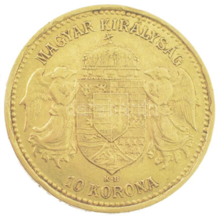 1905KB 10K Au 'Ferenc József' Körmöcbánya (3,40g/0.900) T:2 Hungary 1905KB 10 Korona Au 'Franz Joseph' Kremnitz (3,40g/0.900) C:XF Adamo K8