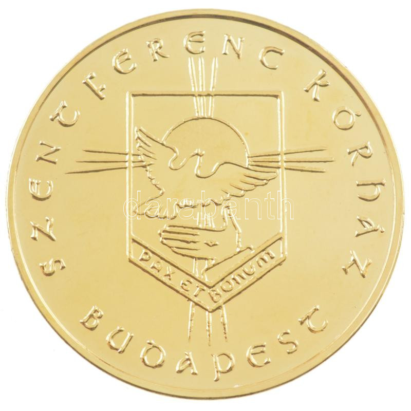 Kligl Sándor (1945-) DN 'Szent Ferenc kórház Budapest' kétoldalas fém emlékérem (42mm) T:PP ujjlenyomat, pár kis karc