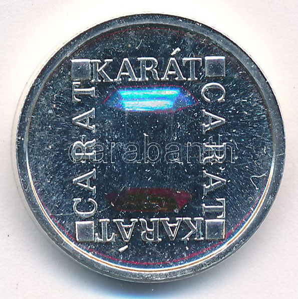 DN 'Hungexpo Metal Art / Karát' kétoldalas fém emlékérem (23mm) T:1-,2 patina - Image 2