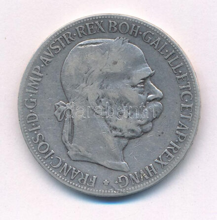 Ausztria 1900. 1K Ag 'Ferenc József' T:2- Austria 1900. 1 Corona Ag 'Franz Joseph' C:VF Krause KM#2804