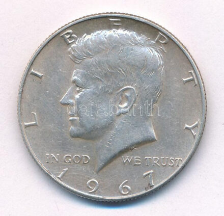 Amerikai Egyesült Államok 1967. 1/2$ Ag 'Kennedy' T:2 patina USA 1967. 1/2 Dollar Ag 'Kennedy' C:XF patina Krause KM#202a
