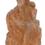 Jelzés nélkül: Csoport. Terrakotta. 22 cm