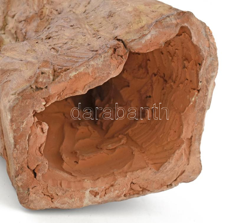 Jelzés nélkül: Csoport. Terrakotta. 22 cm - Image 3