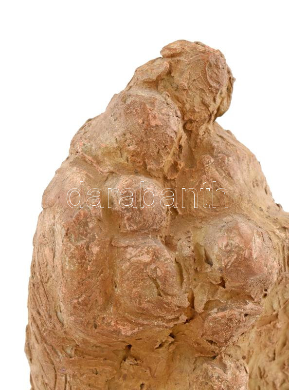 Jelzés nélkül: Család. Terrakotta. 22 cm - Image 2