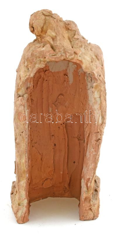 Jelzés nélkül: Család. Terrakotta. 22 cm - Image 3