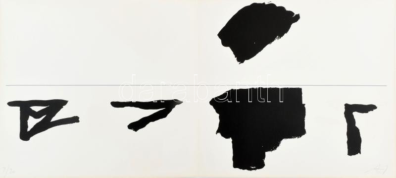 Hollán Sándor (Alexandre Hollan, 1933-): Tölgyfatánc mappa, Vasarely Múzeum, 1993. 3 db szitanyomat, mindegyik jelzett. Mindegyik 7/20 számozással. A művész aláírásával készült 20 db 1-20-ig számozott példány, 10 I-X-ig számozott - Image 3