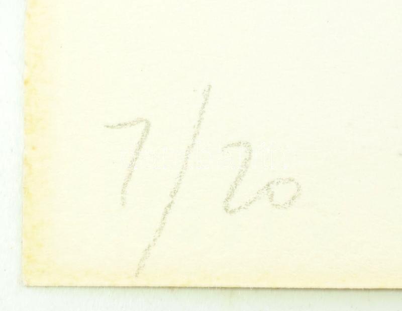 Hollán Sándor (Alexandre Hollan, 1933-): Tölgyfatánc mappa, Vasarely Múzeum, 1993. 3 db szitanyomat, mindegyik jelzett. Mindegyik 7/20 számozással. A művész aláírásával készült 20 db 1-20-ig számozott példány, 10 I-X-ig számozott - Image 4