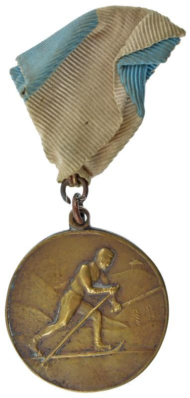 1940. 'Erdély visszatért 1940. aug. 30. - OSE' kétoldalas bronz emlékérem mellszalagon (36mm) T:1-,2