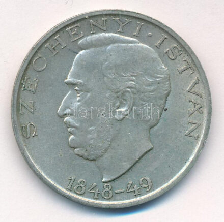 1948. 10Ft Ag 'Széchenyi' T:1-,2 patina Adamo EM2