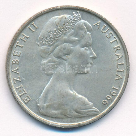 Ausztrália 1966. 50c Ag 'II. Erzsébet' T:1- patina Australia 1966. 50 Cents Ag 'Elisabeth II' C:AU patina Krause KM#67